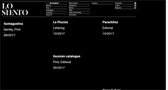 Desktop Screenshot of losiento.net